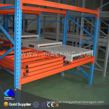 China Nanjing Jracking Fabric storage steel racks warehouses Push Back Pallet Racking System